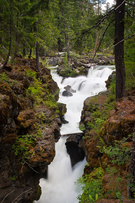 Rogue River Gorge Falls, Jackson County, Oregon - Northwest Waterfall Survey